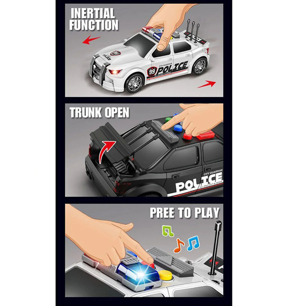 Inertial Car for Boys 1:16 Image