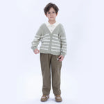 Casual Striped Jacket for Boys Image