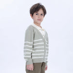Casual Striped Jacket for Boys Image