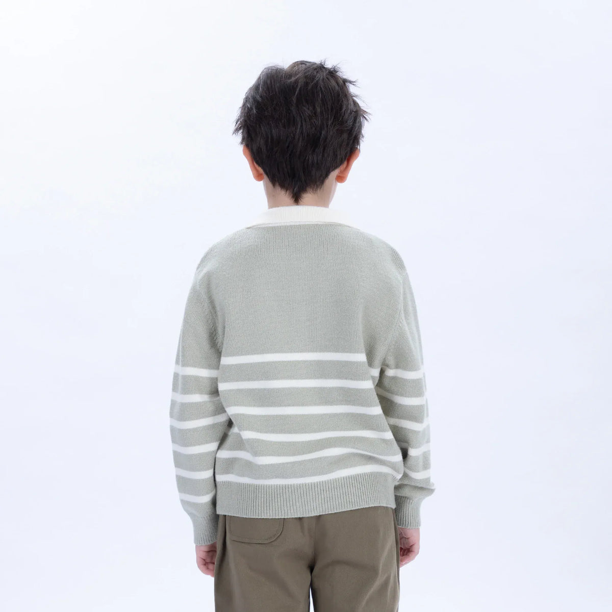 Casual Striped Jacket for Boys Image