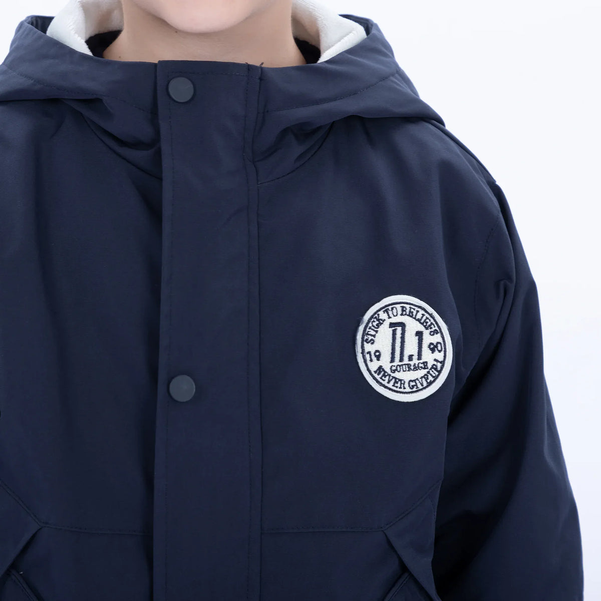 Casual Badge Jacket for Boys Image