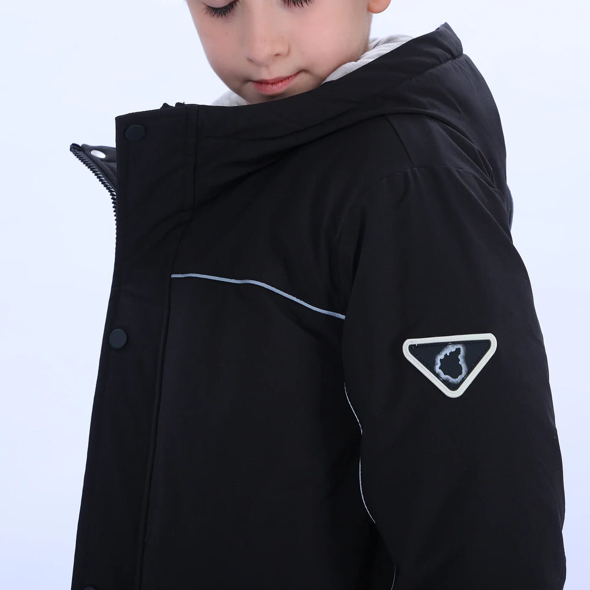 Casual Badge Jacket for Boys Image