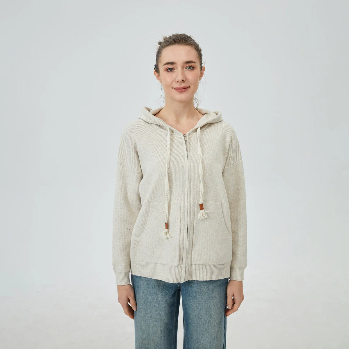 Solid Hoodie for Women Image