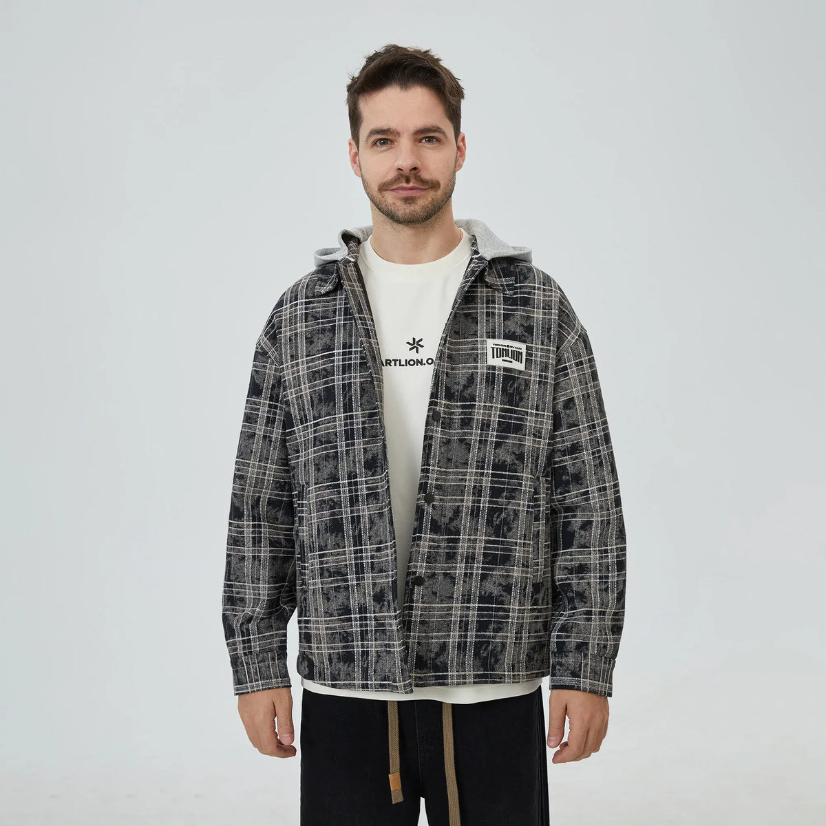 Checked Jacket for Men Image