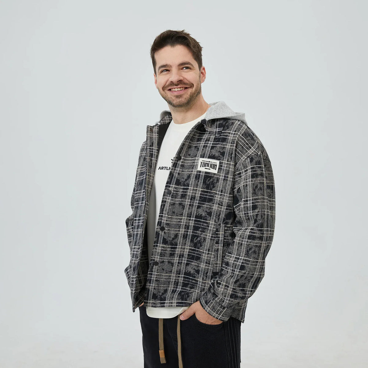 Checked Jacket for Men Image