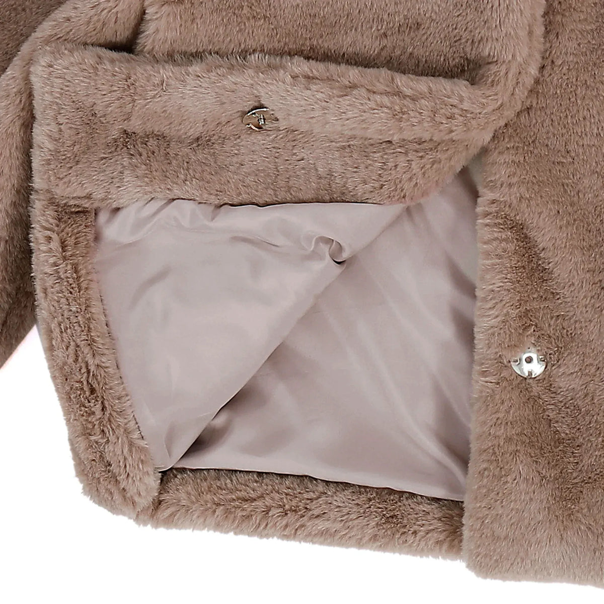 Casual Solid Jacket for Girls Image