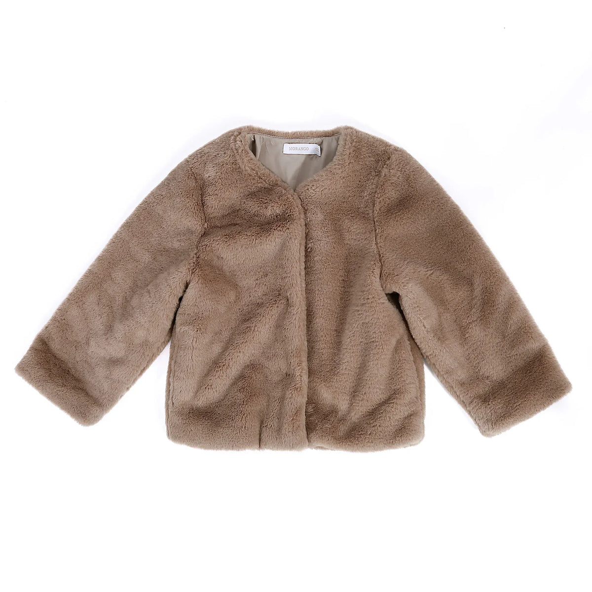 Casual Solid Jacket for Girls Image