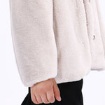 Casual Solid Jacket for Girls Image