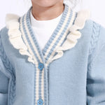 Casual Jacquard Jacket for Girls Image