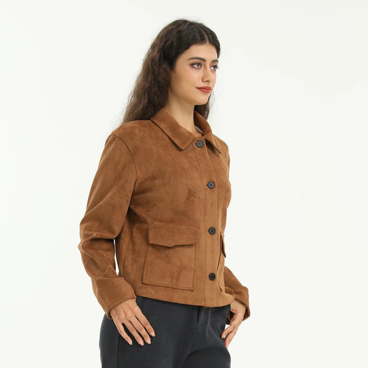 Elegant Plain Jacket for Women Image