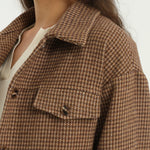 Elegant Checked Jacket for Women Image