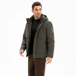 Grey Green Elegant Classic Jacket for Men Image