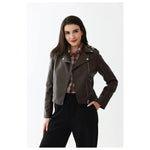 Coffee Elegant Jacket for Women Image