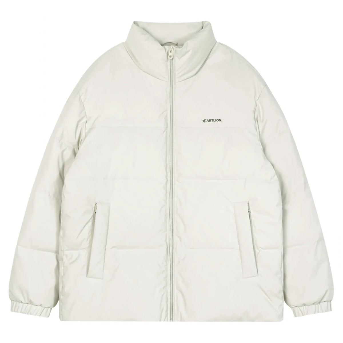 Printed Loose Sleeve Jacket with Stand Collar for Men Image