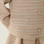 Striped Casual Jacket for Girls