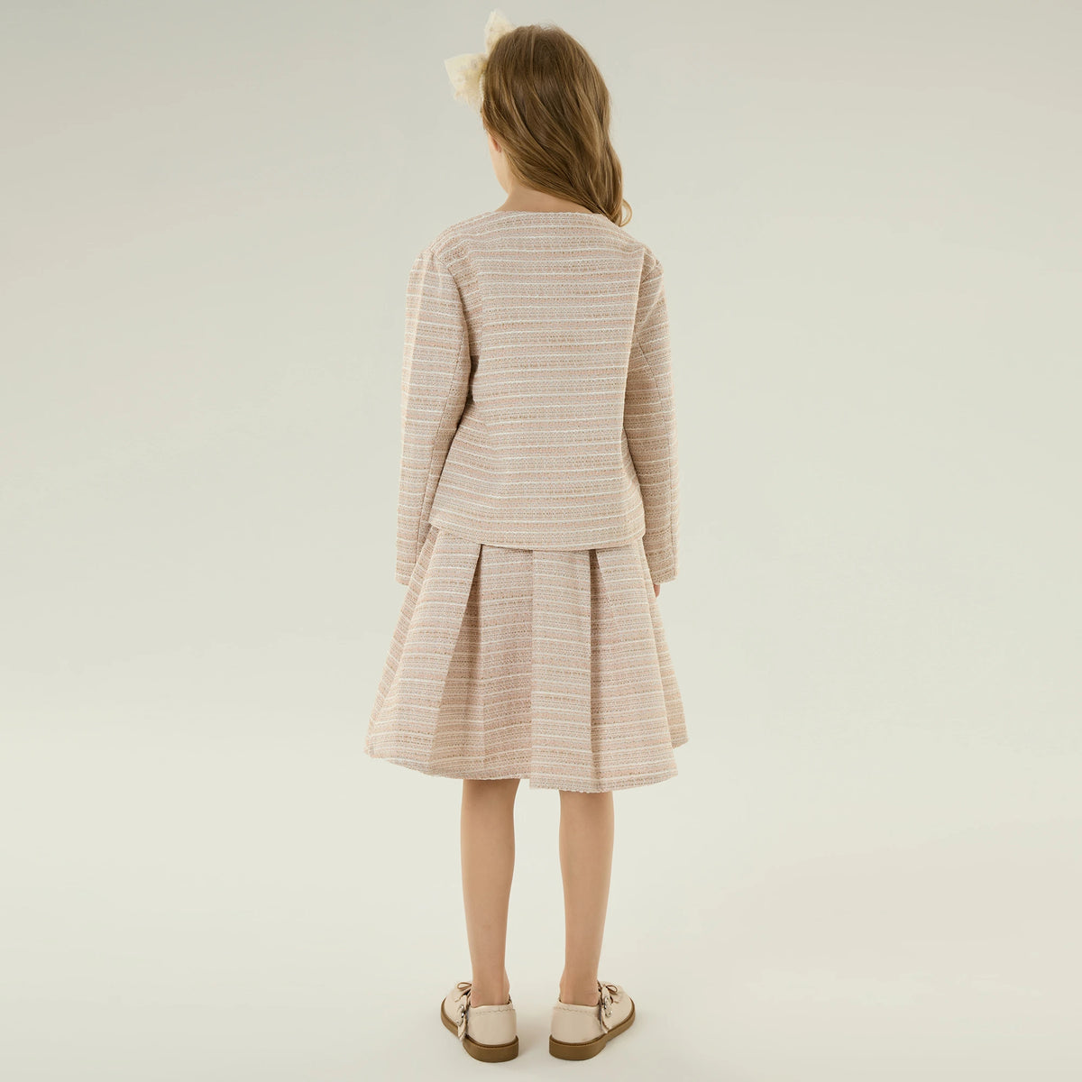 Striped Casual Jacket for Girls