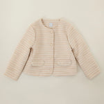 Striped Casual Jacket for Girls