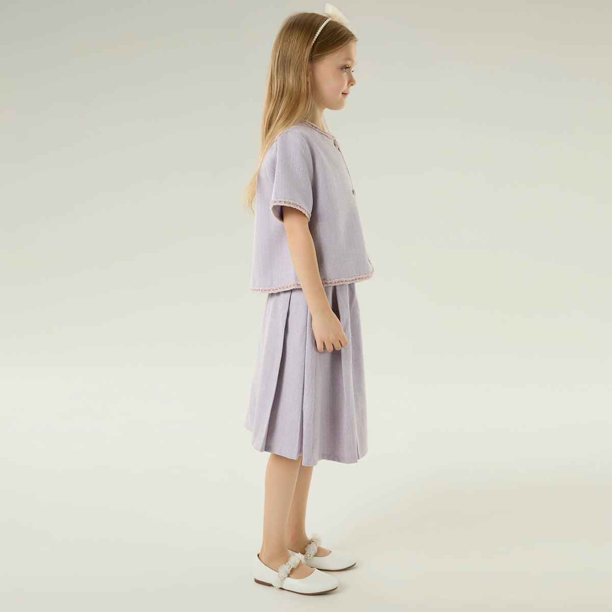 Solid Casual Jacket for Girls