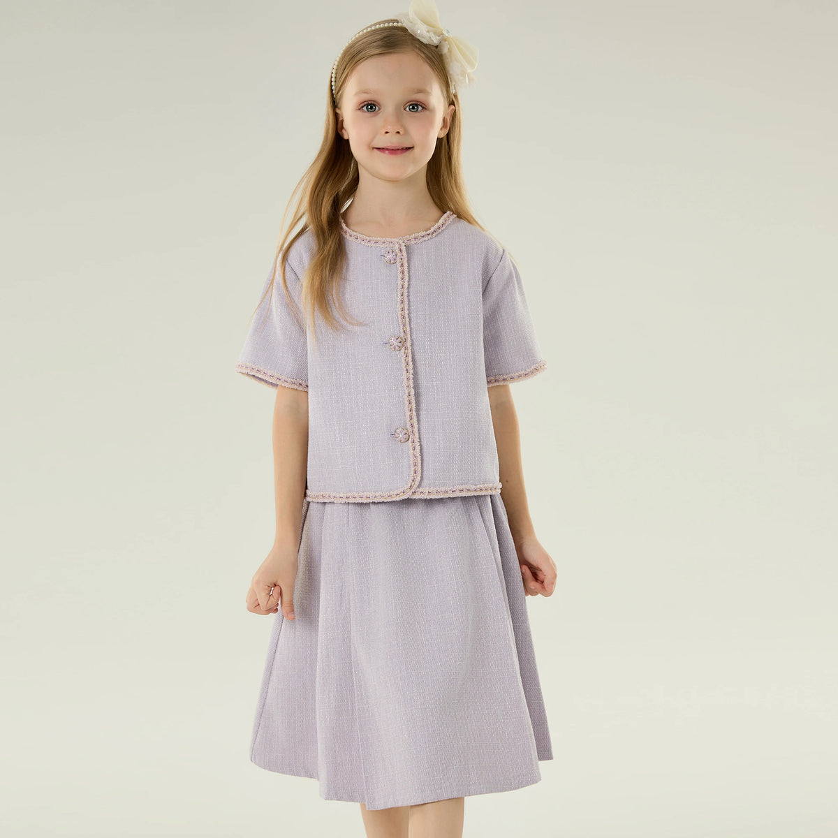 Solid Casual Jacket for Girls