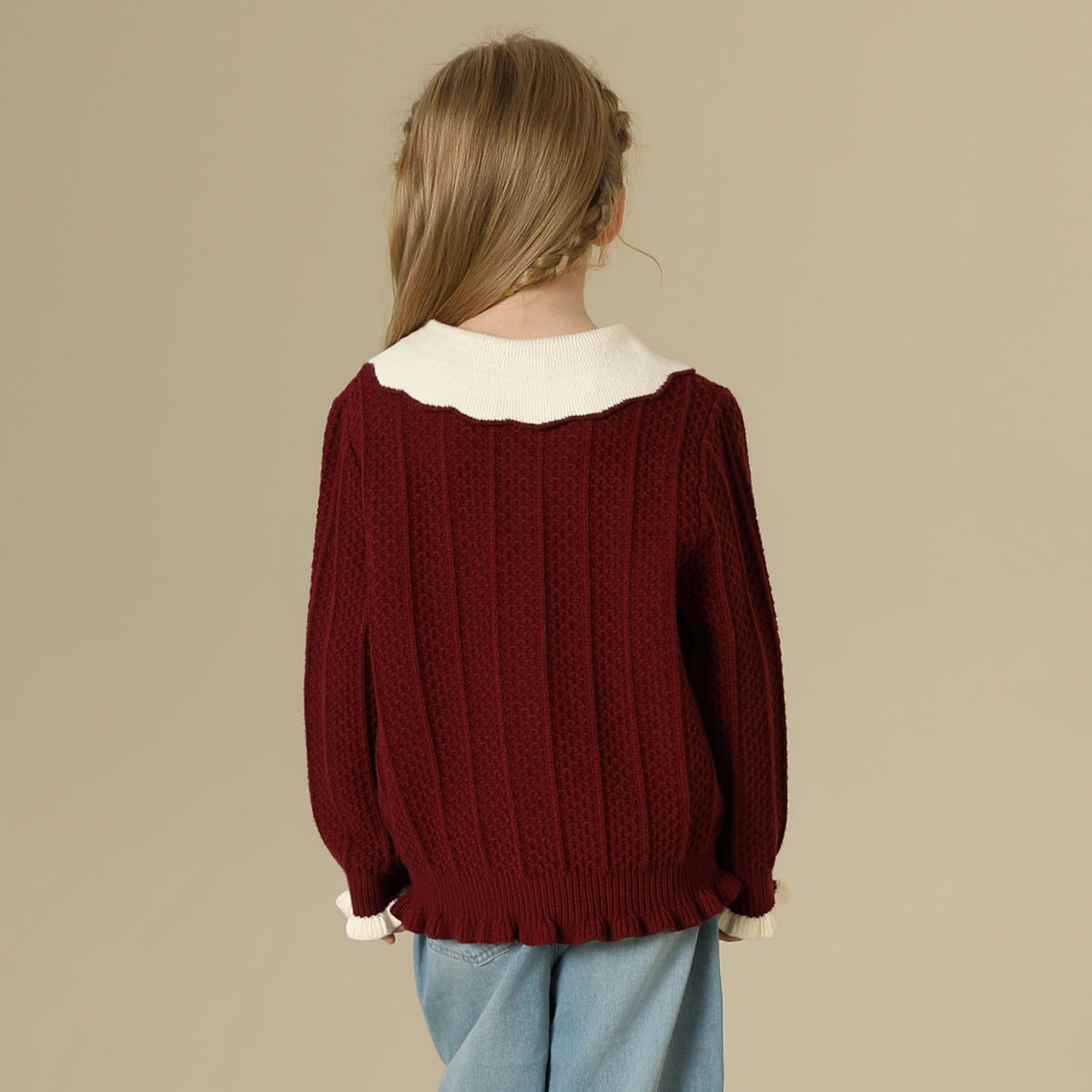 Jacquard Jacket For Girls