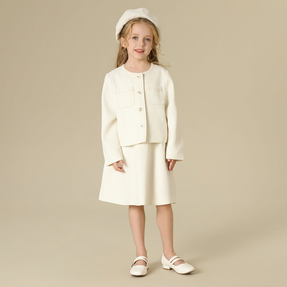 Solid Jacket For Girls