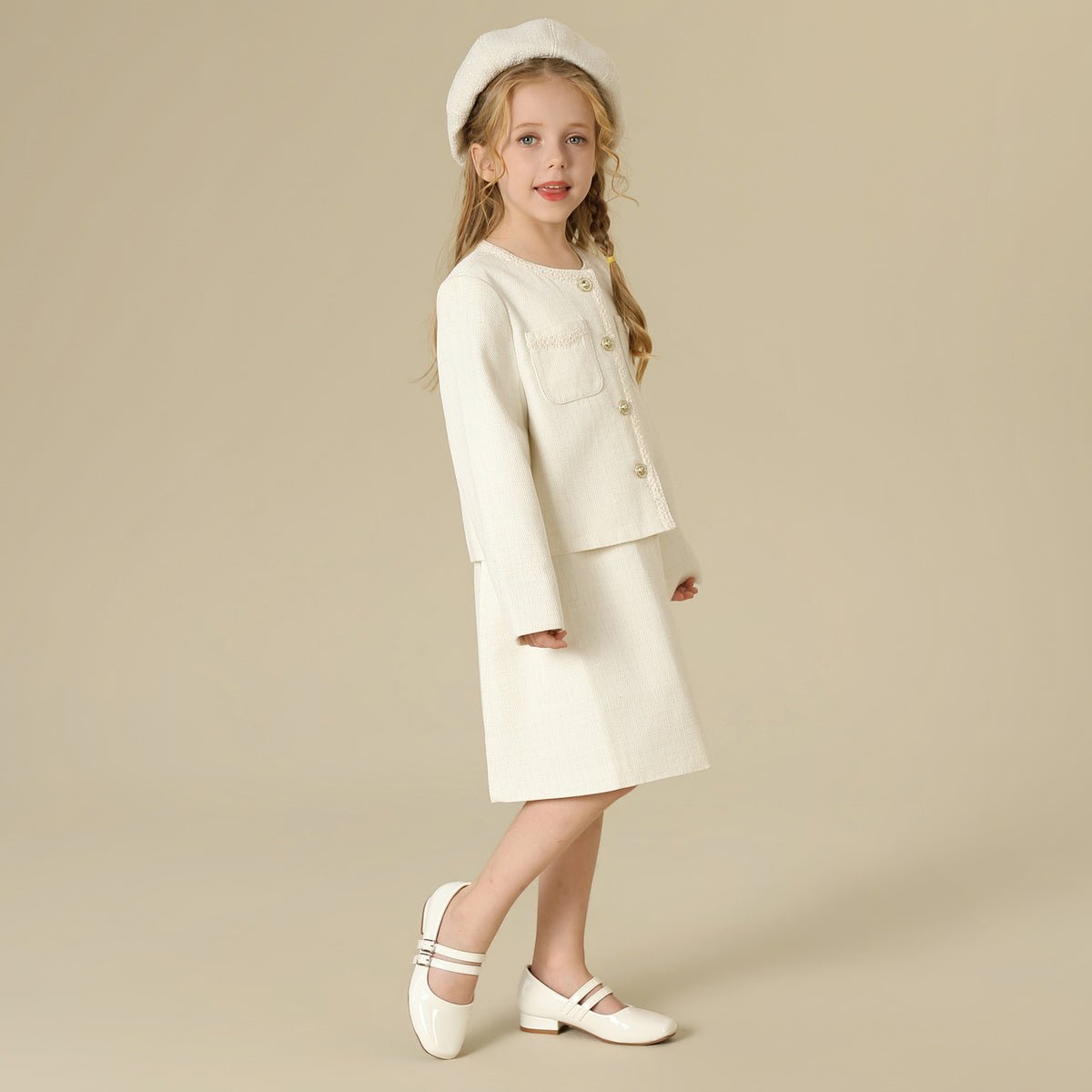 Solid Jacket For Girls