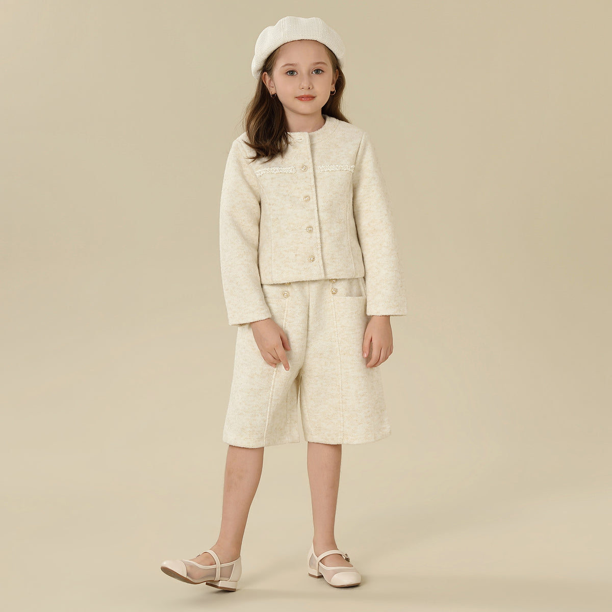 Solid Jacket For Girls