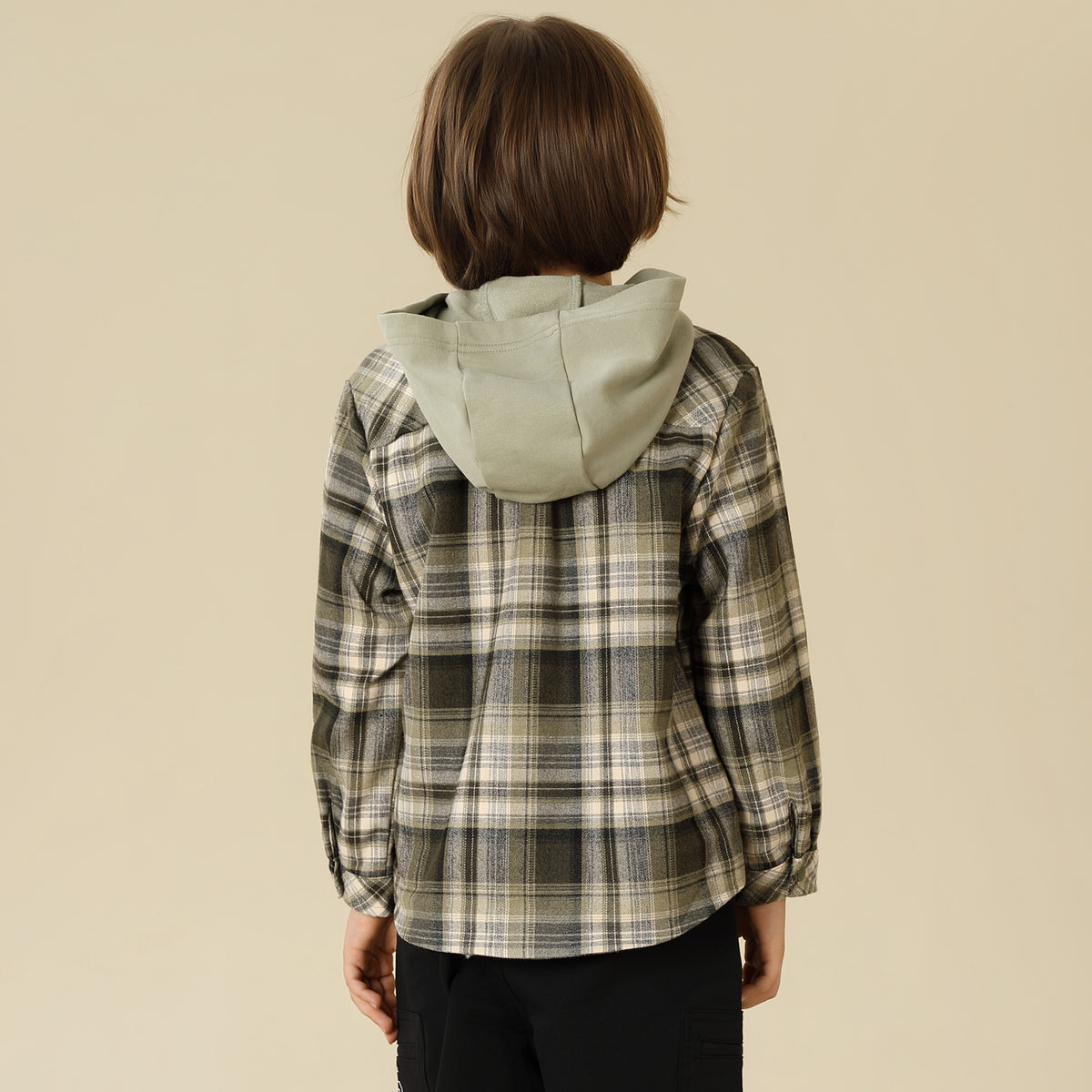 Checked Jacket For Boys