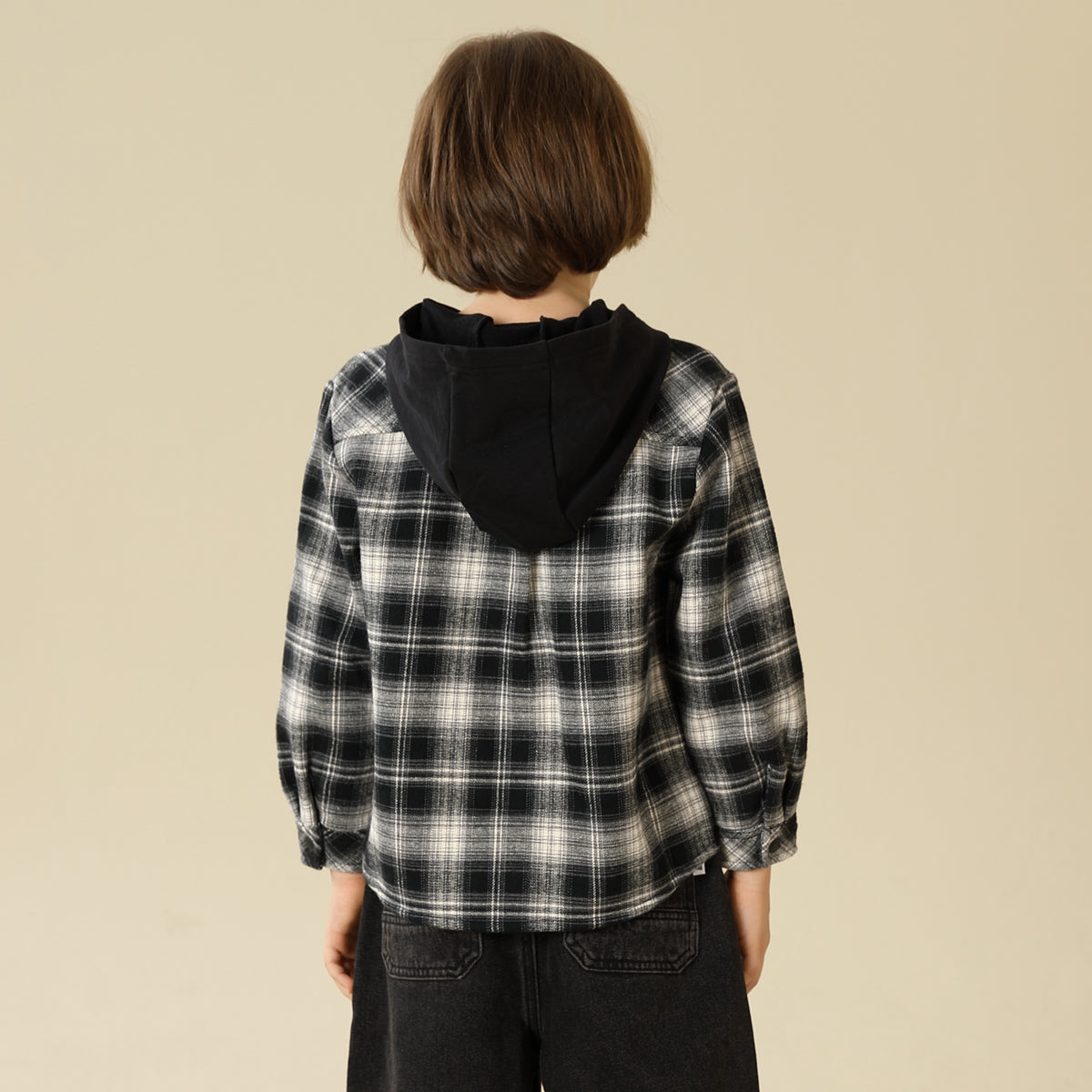 Checked Jacket For Boys