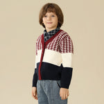 Color-Blocked Jacket For Boys