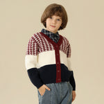 Color-Blocked Jacket For Boys