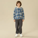 Checked Jacket For Boys