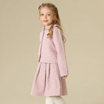 Checked Jacket For Girls