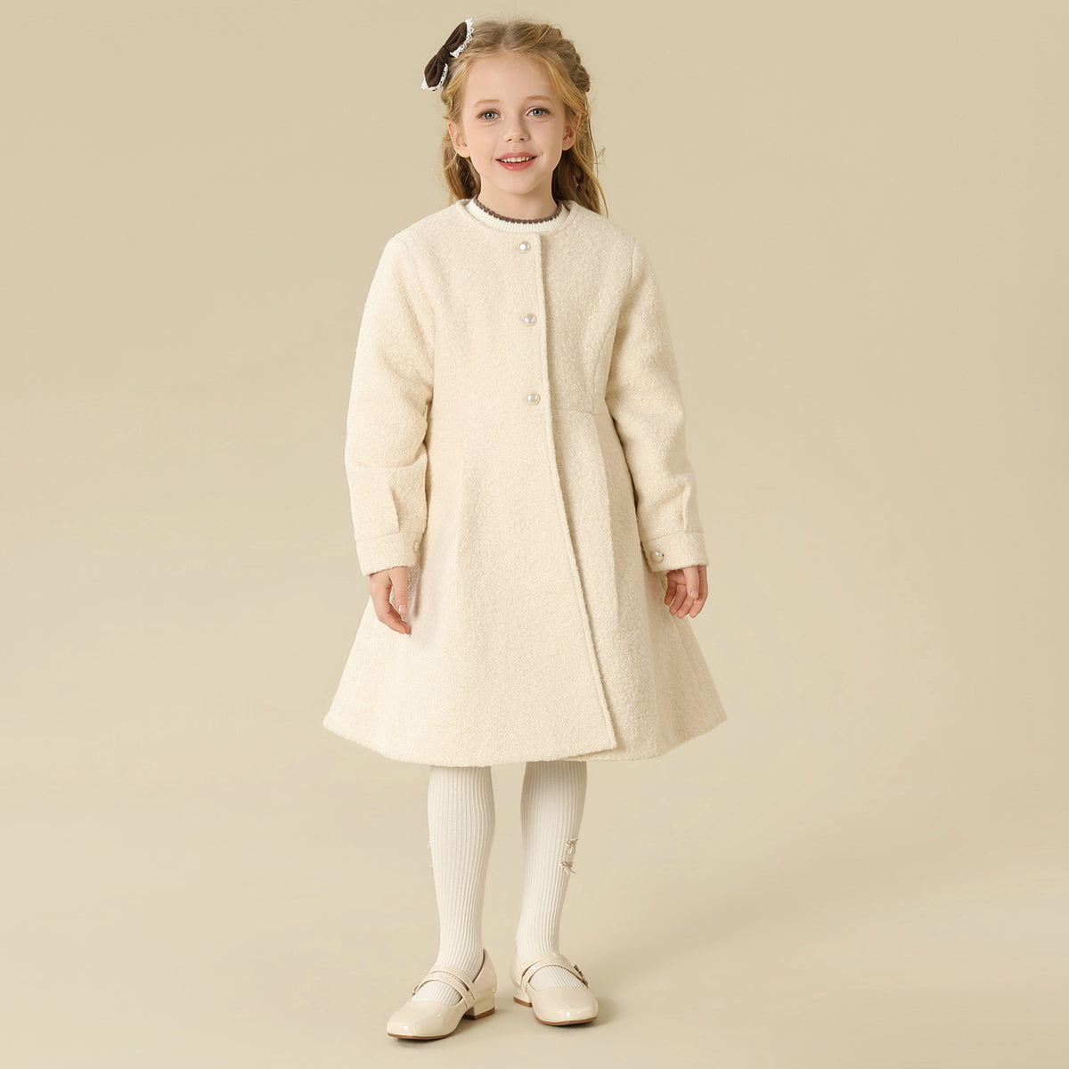 Solid Jacket For Girls