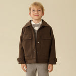 Solid Jacket For Boys