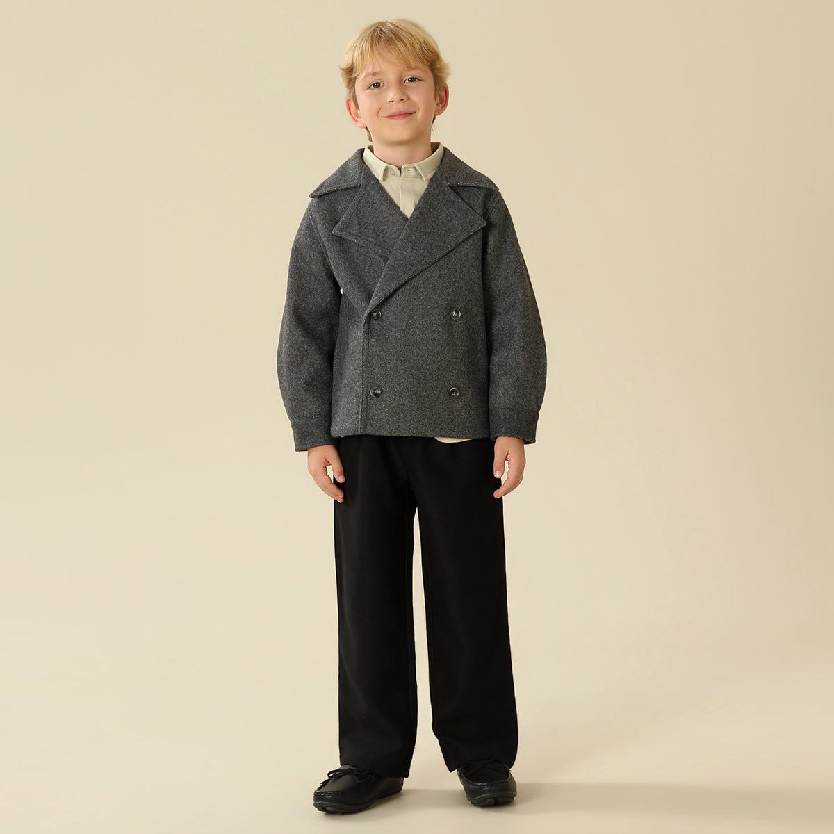 Solid Jacket For Boys