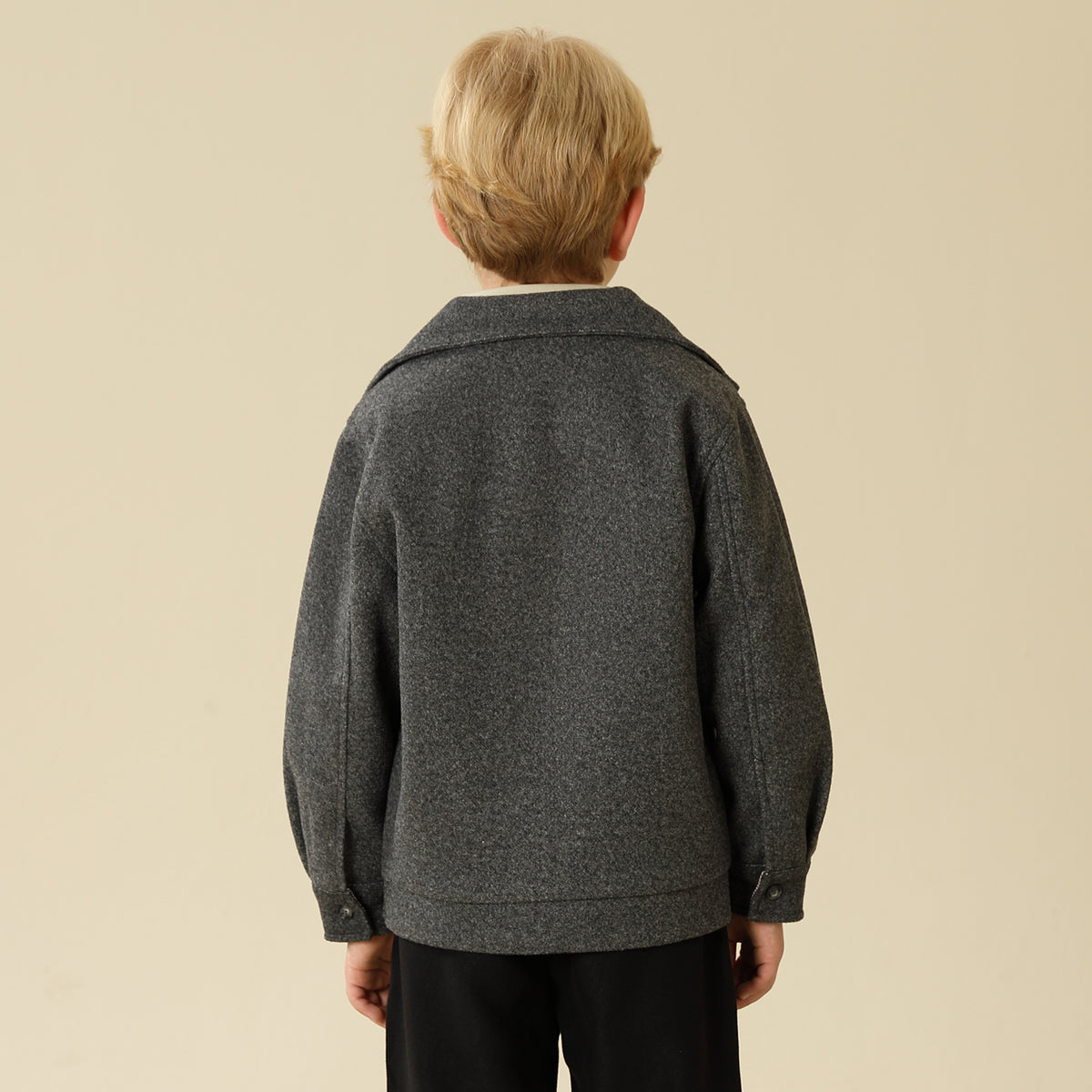Solid Jacket For Boys