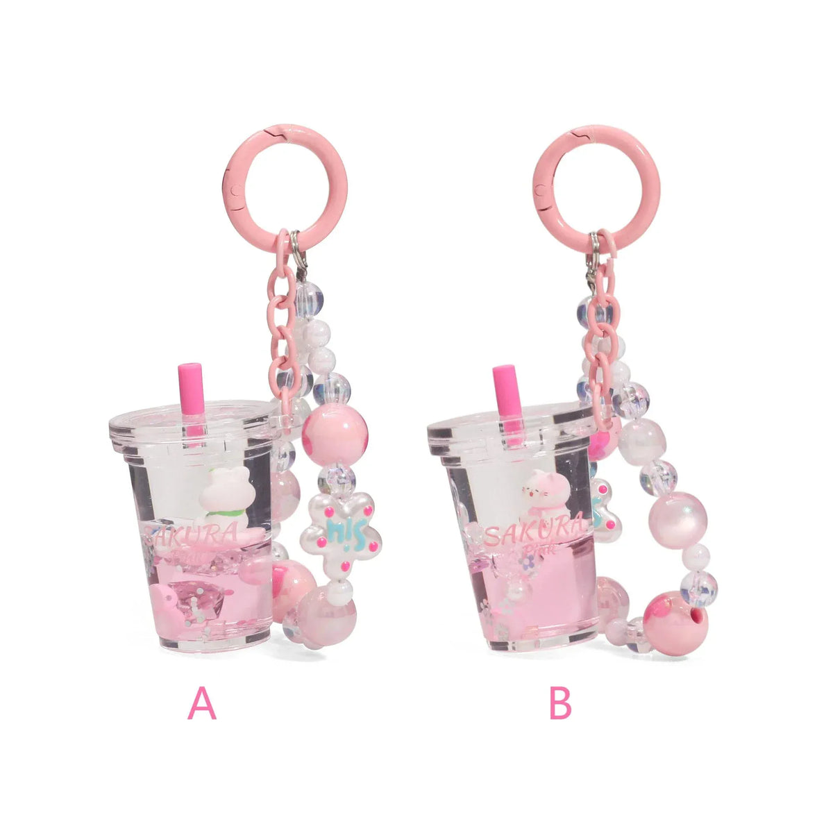Free Pink Key Ring Image