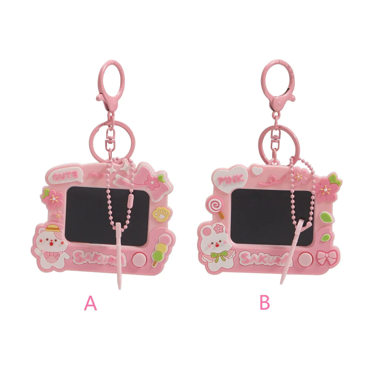 Free Pink Key Ring Image