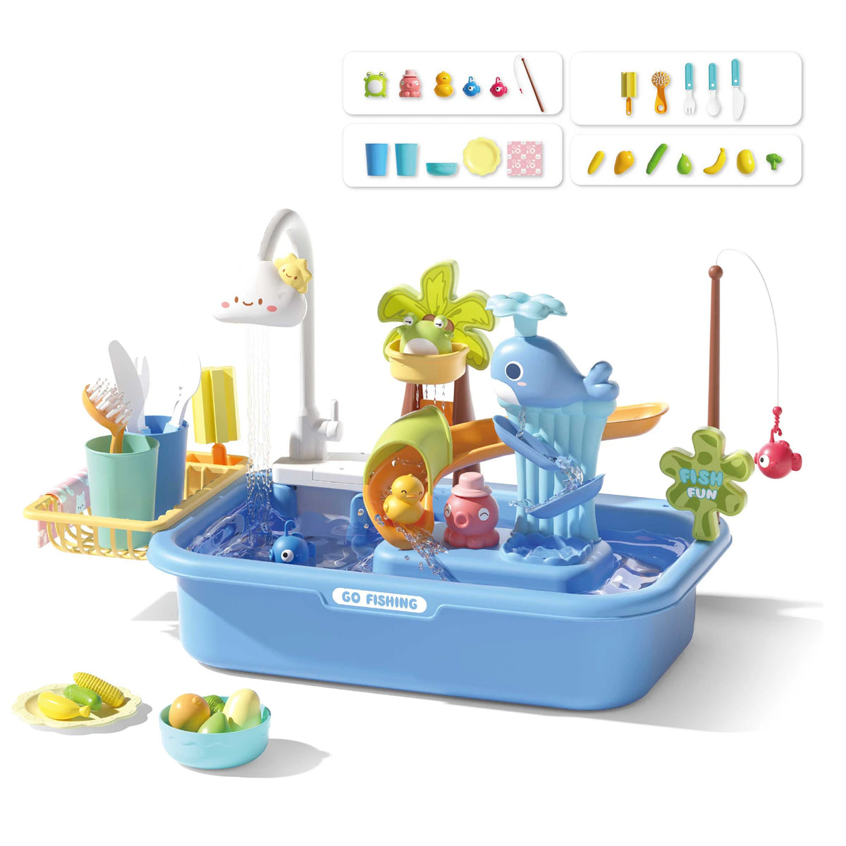 1-3Y Blue Kitchen Toy for Unisex Image