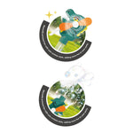 Large Dinosaur Bubble Hand Pressure Fan Image