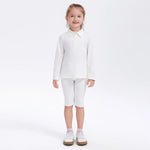 Plain Uniform Leggings for Girls Image