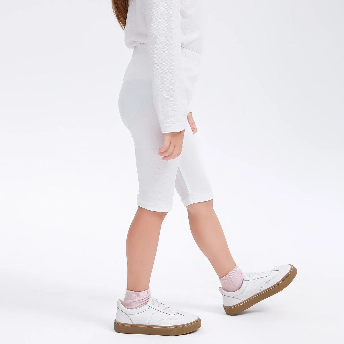 Plain Uniform Leggings for Girls Image