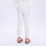 Embroidery Basic Leggings for Girls Image