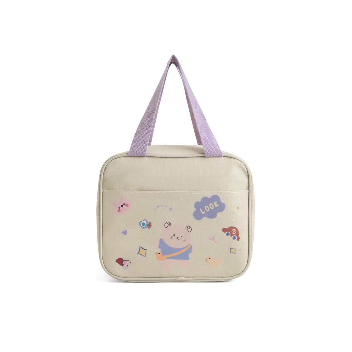Free Beige Lunch Bag for Girls Image