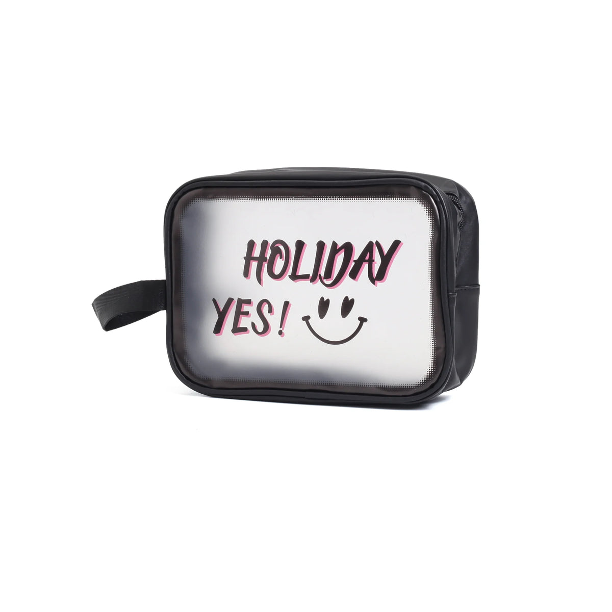 M Black Make Up Bag for Women Image