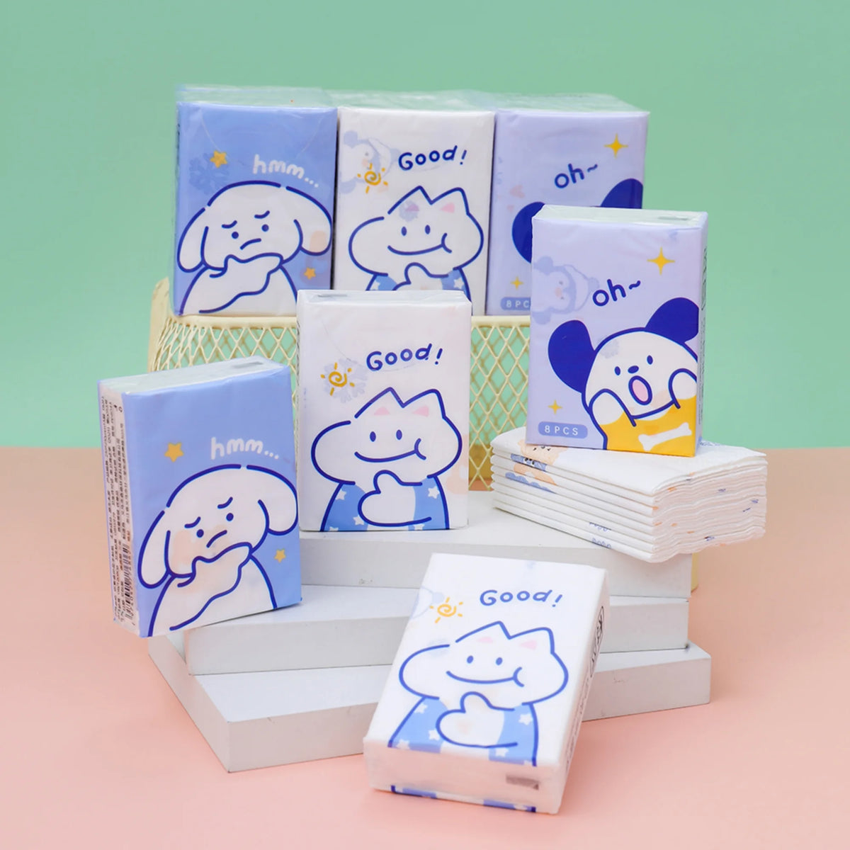 مناديل جيب صغيره للأستخدام اليومي