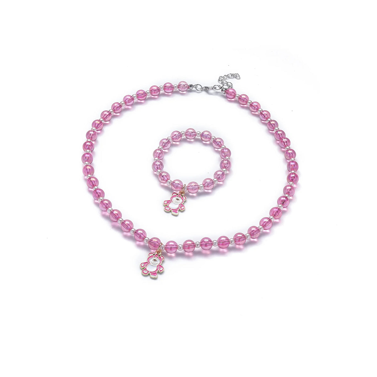 Free Pink Necklace Set for Girls Image