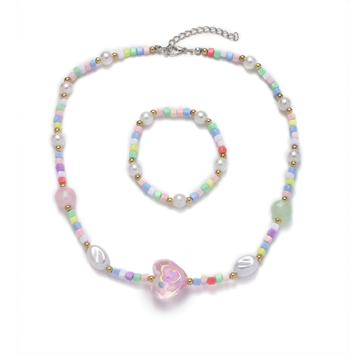 Free Multicolor Necklace Set for Girls Image