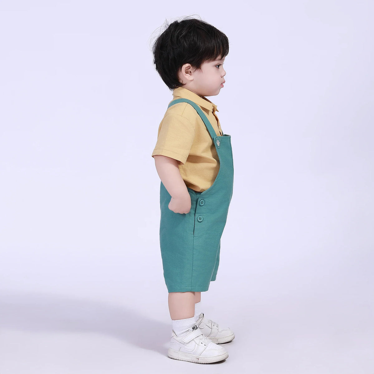 Embroidery Overalls for Baby Boy Image